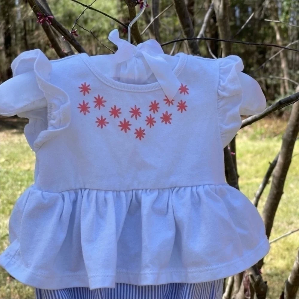 CAT & Jack Peplum 1 Piece Playsuit 0-3 Months